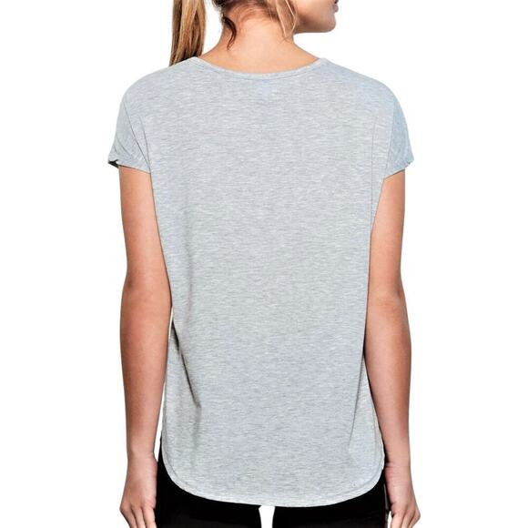 New! Yogalicious Relaxed Fit High-Low Hem Embellished Active Top T-Shirt - Picture 2 of 7